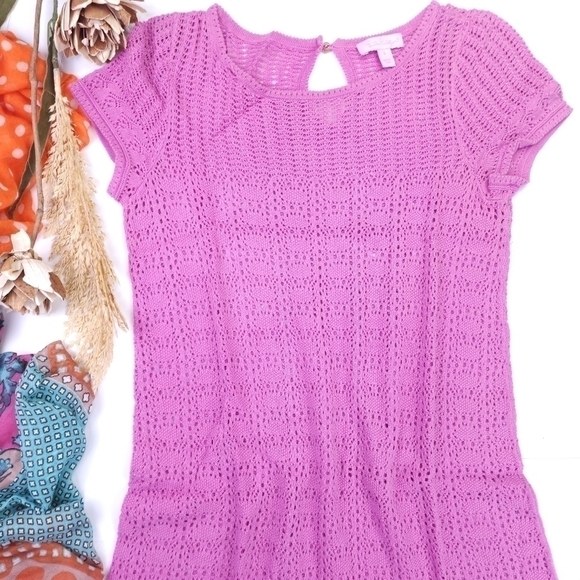 Lilly Pulitzer Pink Knit Dress Sz S - Picture 2 of 13